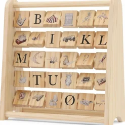 ABC Alfabetramme i træ