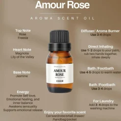 Amour Rose Aroma Scent Oil