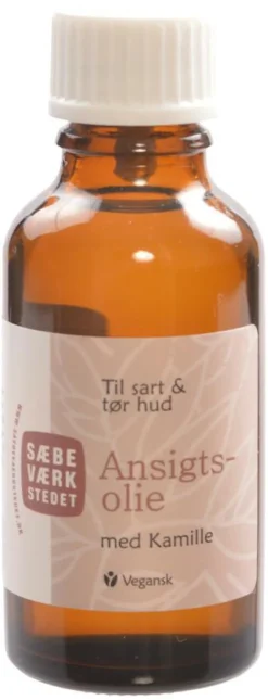 Ansigtsolie med Kamille og Avocadoolie, øko
