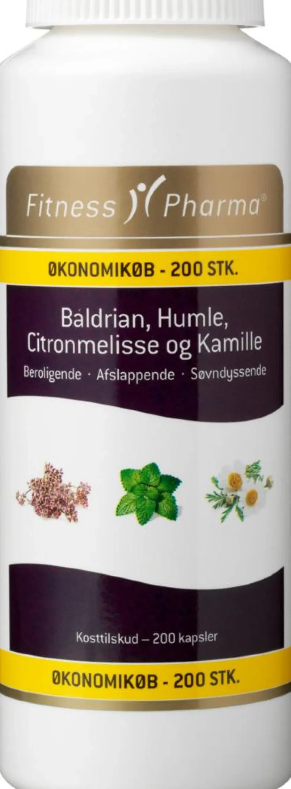Baldrian, Humle, Citronmelisse og Kamille