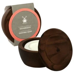 Barbersæbe i Træskål