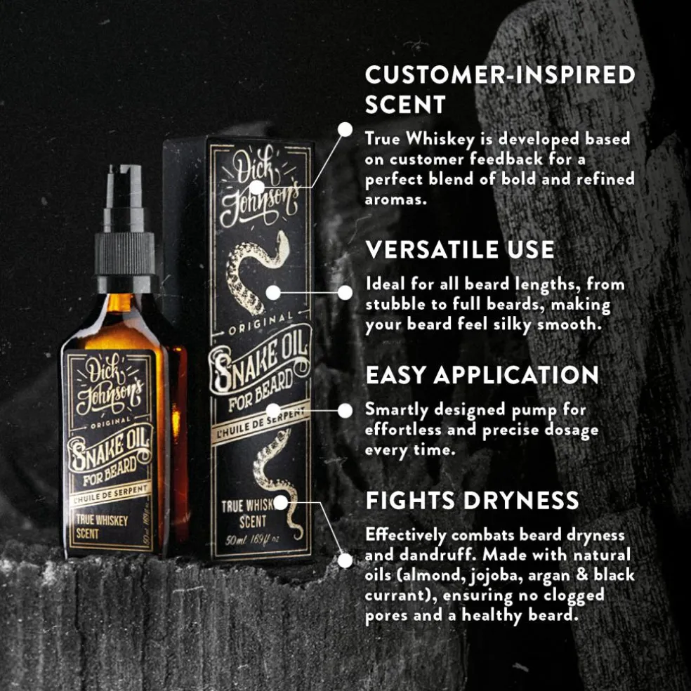 Beard Oil Snake Oil True Whiskey