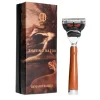 Benjamin Barber Classic Shaving Razor Fusion Wood