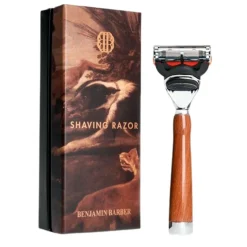 Benjamin Barber Classic Shaving Razor Fusion Wood
