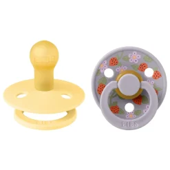 BIBS x Liberty Colour Strawberry&Cream Sut Latex 2-pak