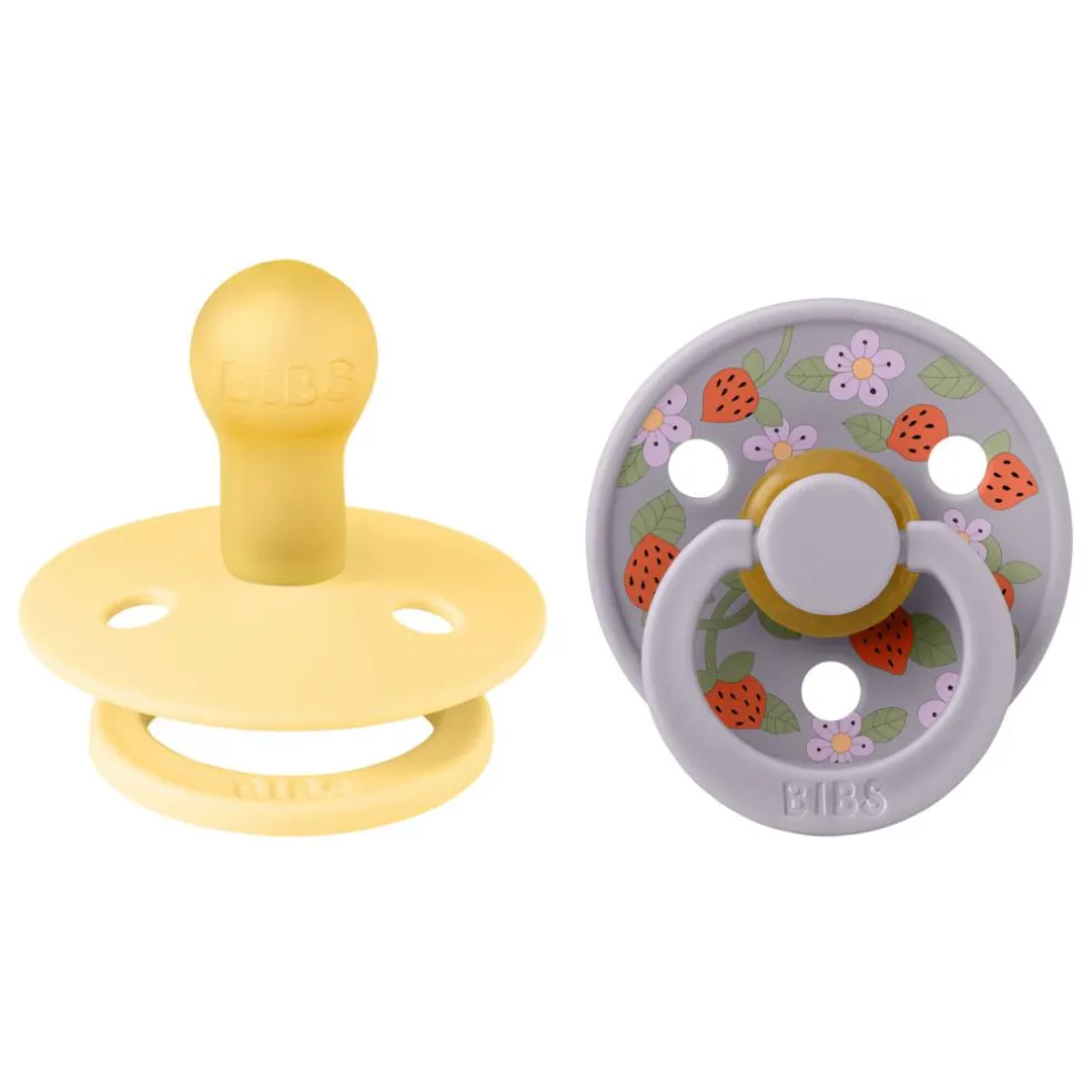 BIBS x Liberty Colour Strawberry&Cream Sut Latex 2-pak