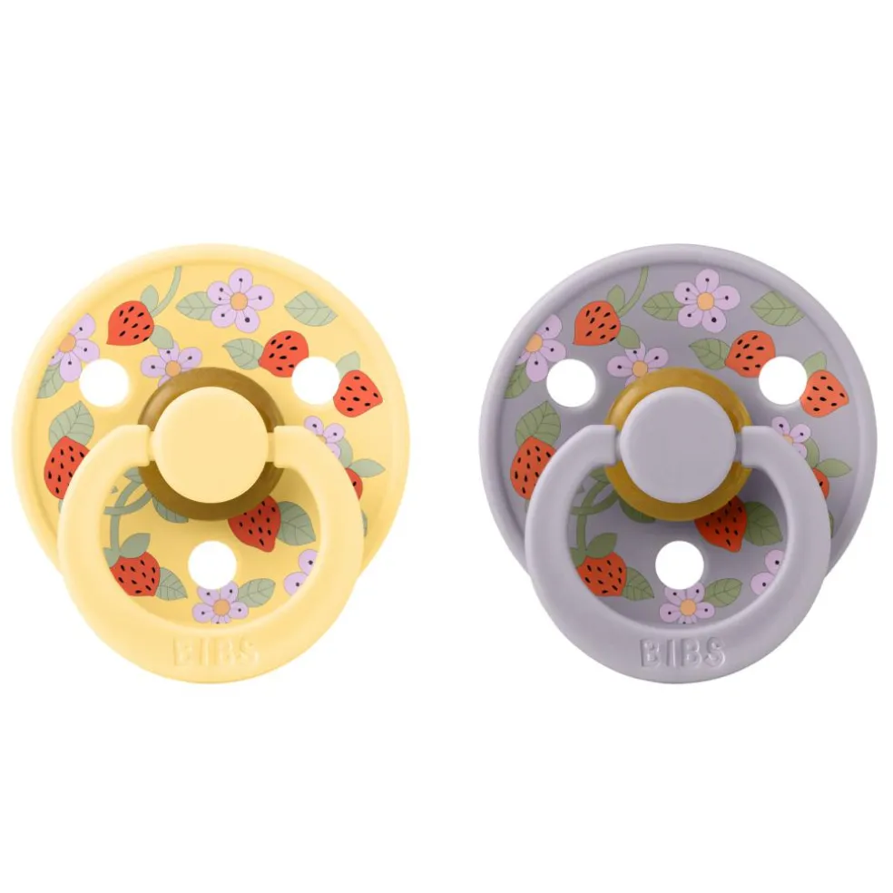 BIBS x Liberty Colour Strawberry&Cream Sut Latex 2-pak