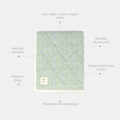 BIBS x Liberty Quilted Blanket Eloise