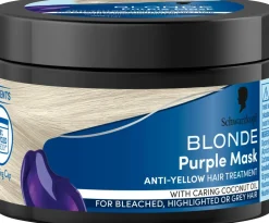 Blonde Purple Mask