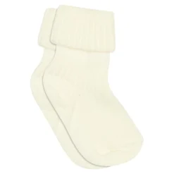 Bomuld Rib Baby Strømpe