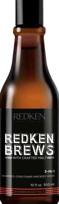 Brews 3 in 1 Shampoo, Conditioner & Body Wash