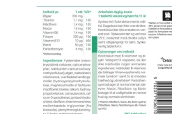 B-Vitamin - B-komplet, alle B-vitaminer + Ølgær