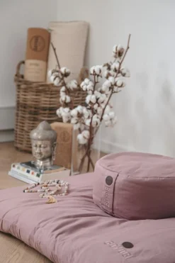Calm Organic Cotton Round Meditation Cushion