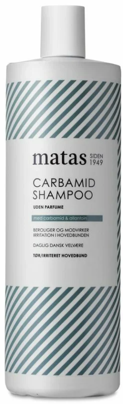 Carbamid Shampoo til Tør og Irriteret Hovedbund Uden Parfume