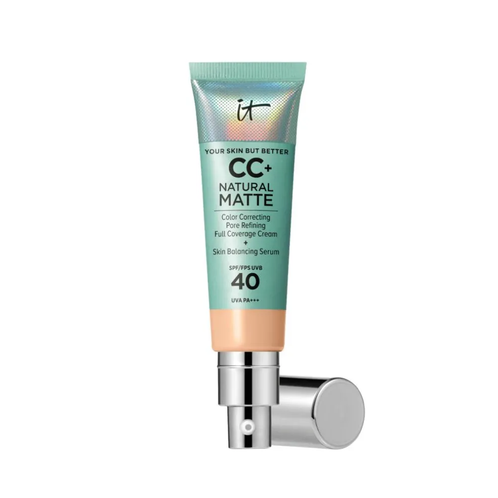CC+ Cream Natural Matte Foundation for Oily Skin with SPF 40