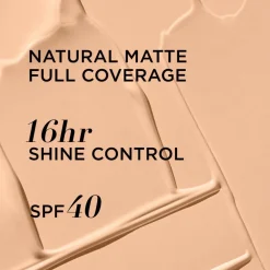 CC+ Cream Natural Matte Foundation for Oily Skin with SPF 40