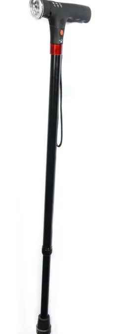 Churchill karbon stok med LED lys