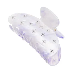 Claw Clip Lilac Stones