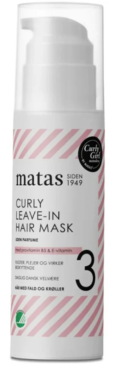 Curly Leave-In Hair Mask Uden Parfume