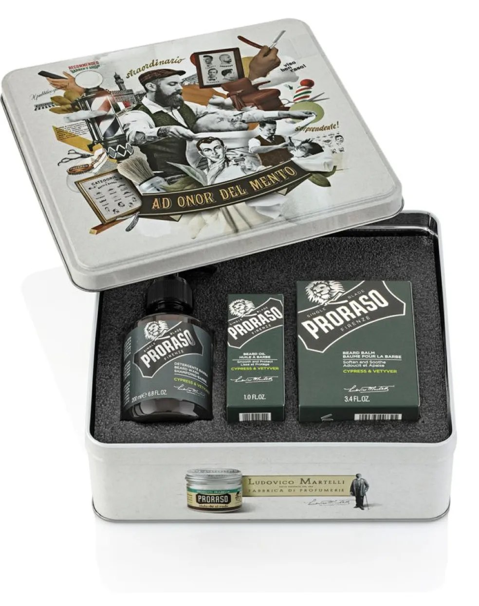 Cypress & Vetiver Skægpleje Gaveæske