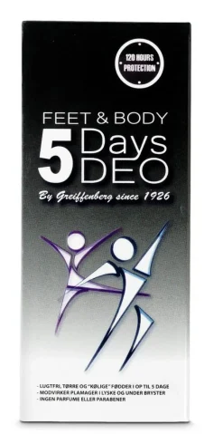 5Days Deo Feet & Body Spray