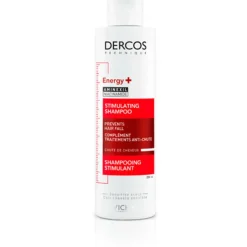 Dercos Energigivende Shampoo (Rød) til Fint Hår/Hårtab