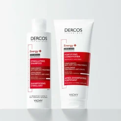 Dercos Energigivende Shampoo (Rød) til Fint Hår/Hårtab