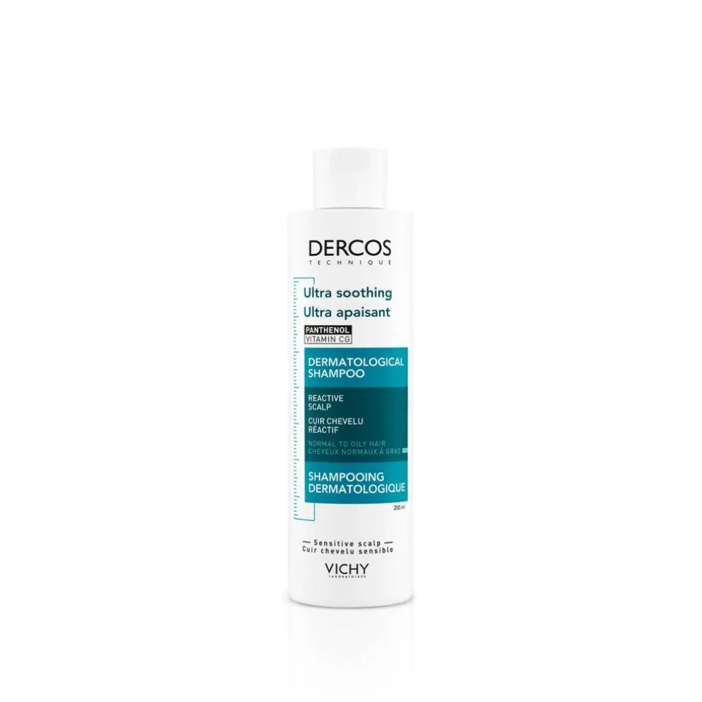 Dercos Ultra Soothing Shampoo (Blå) til Normal/Fedtet Hår