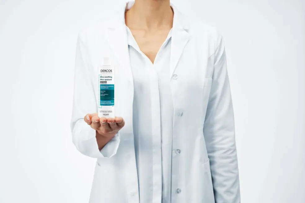 Dercos Ultra Soothing Shampoo (Blå) til Normal/Fedtet Hår