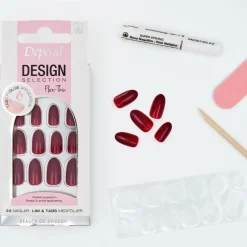 Design Selection Bordeaux Red Medium Oval