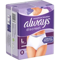 Discreet Inkontinenstrusse Plus Large