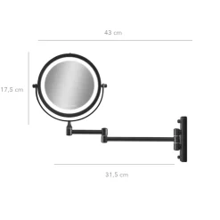 Dobbeltsidet Vægspejl