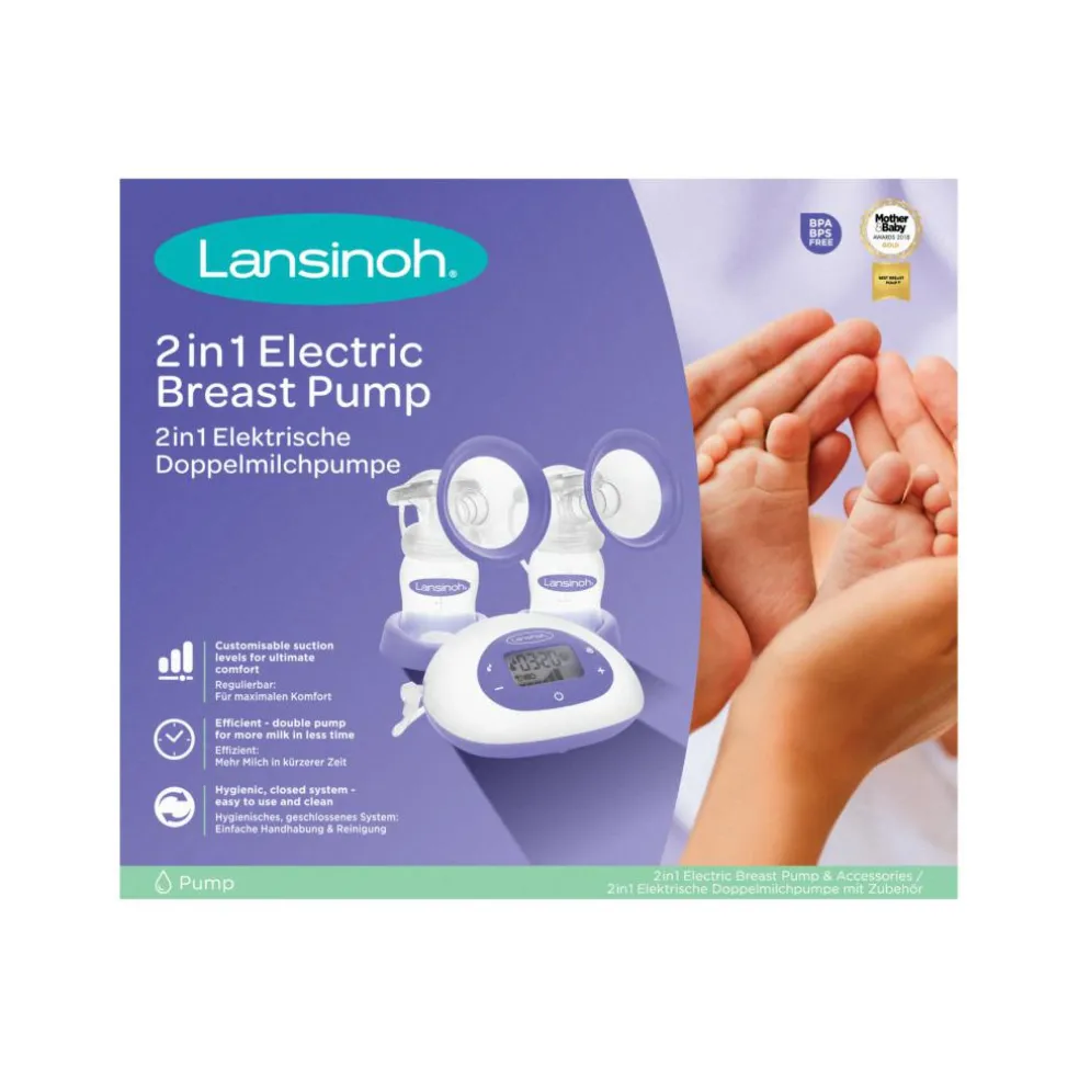 Double Brystpumpe Elektronisk