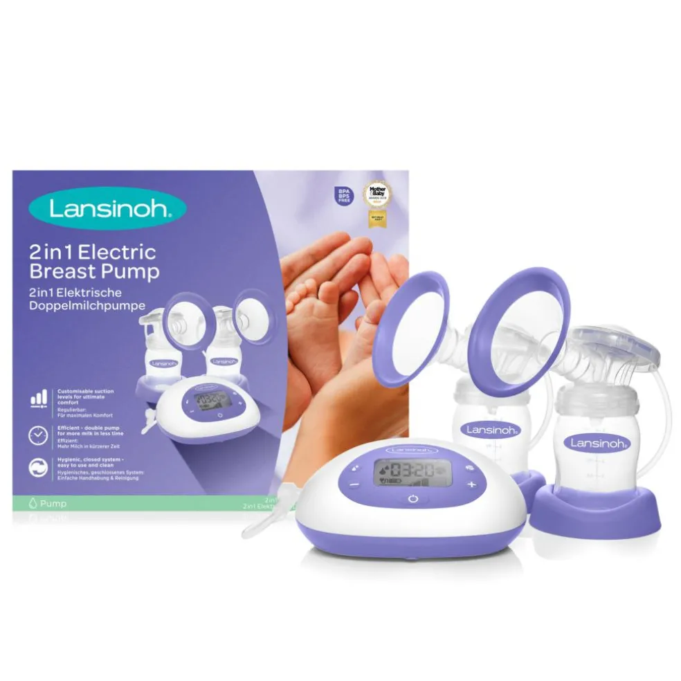 Double Brystpumpe Elektronisk