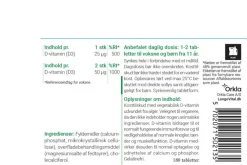D-vitamin 25 µg, plantebaseret
