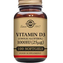 D3-vitamin 25 mcg softgel (1000 i.u.)