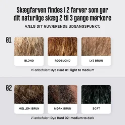 Dye Hard 01 - skægfarve (lys til medium)