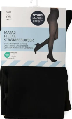 Fleece strømpebukser