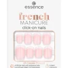 French Manicure Click-On Nails