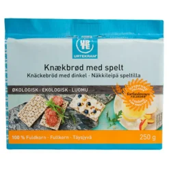 Fuldkornsknækbrød m. spelt Ø