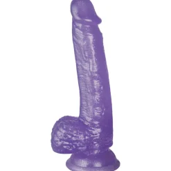 Glitter Dildo Med Kugler