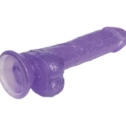 Glitter Dildo Med Kugler
