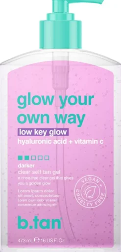Glow Your Own Way Clear Self Tan Gel
