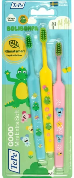 GOOD Mini Extra Soft Tandbørster Børn 0-4 år