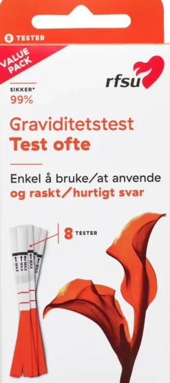 Graviditetstest strips - test ofte