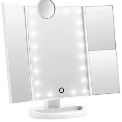 Hollywood Makeup Spejl Trifold Med Lys