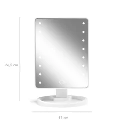 Hollywood Spejl Med LED & Touch