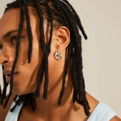 Hoops med organisk, præget tekstur