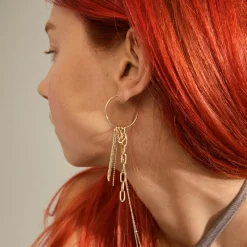 HOPEFUL Kæde Hoop Øreringe