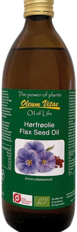 Hørfrø Olie ren Ø